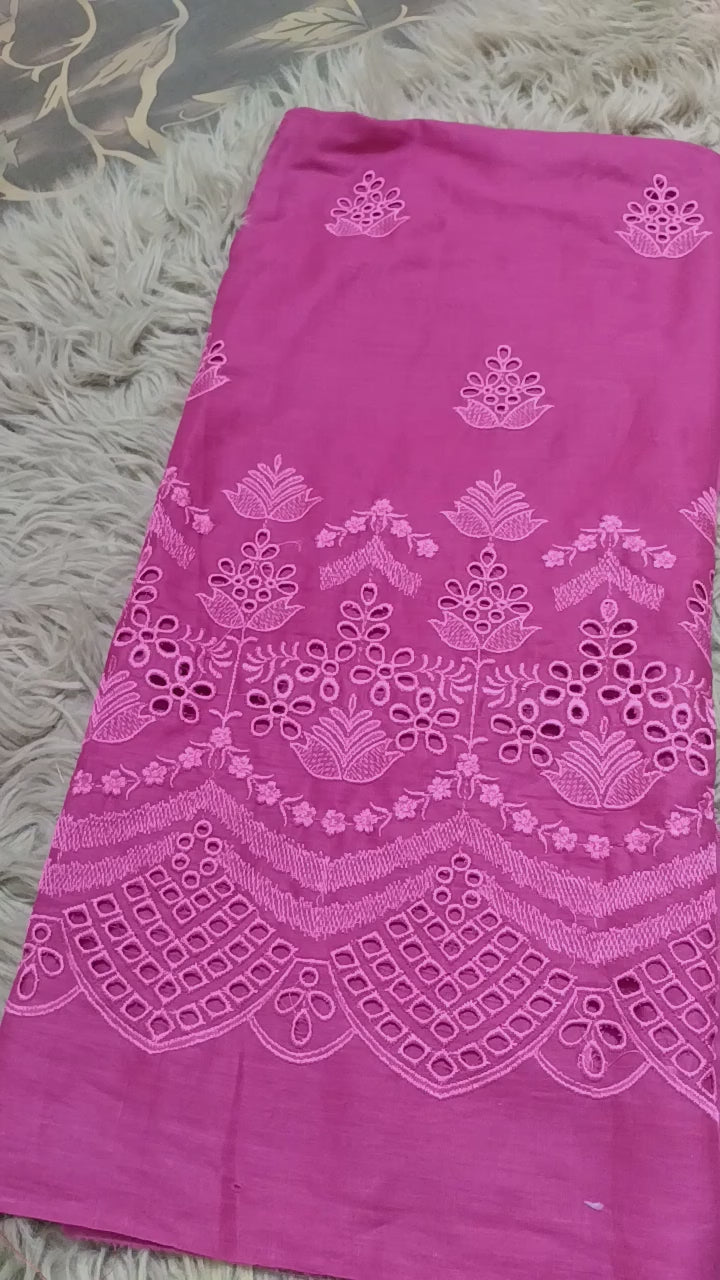 2pc embroidered chicken Kari shocking