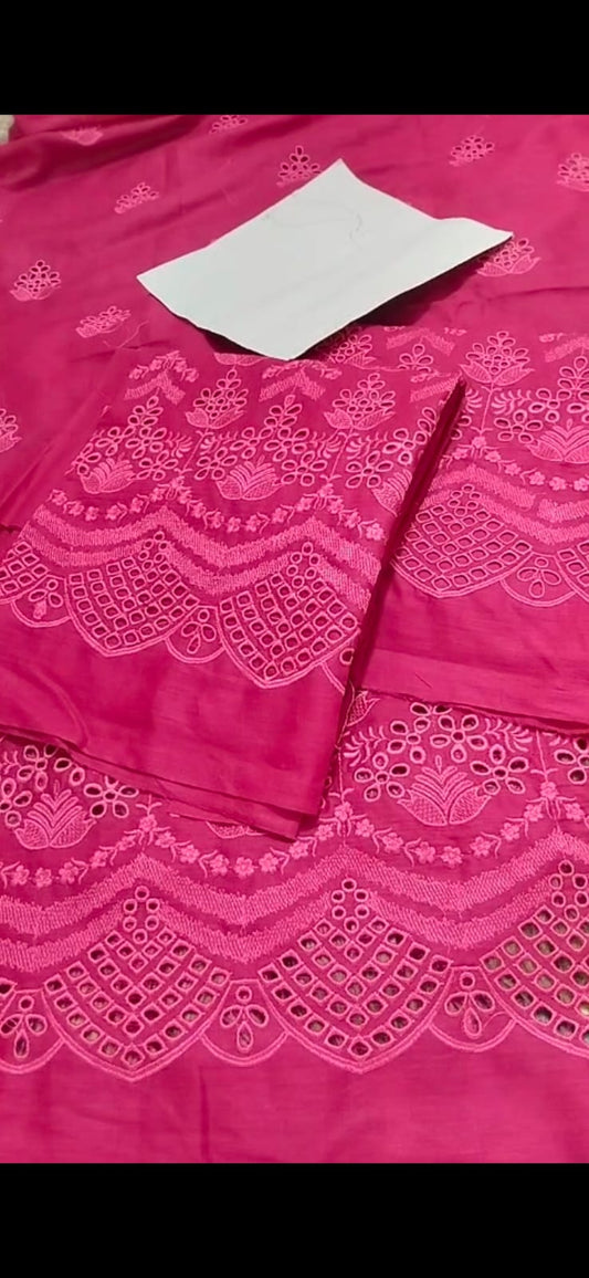 2pc embroidered chicken Kari shocking